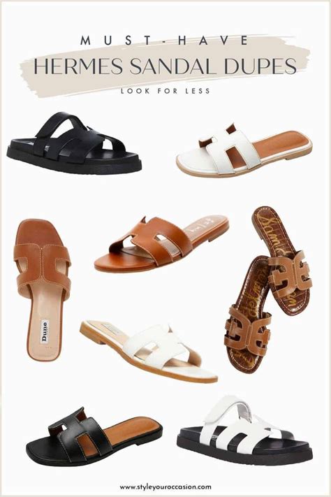 hermes h sandals white|hermes h sandal lookalikes.